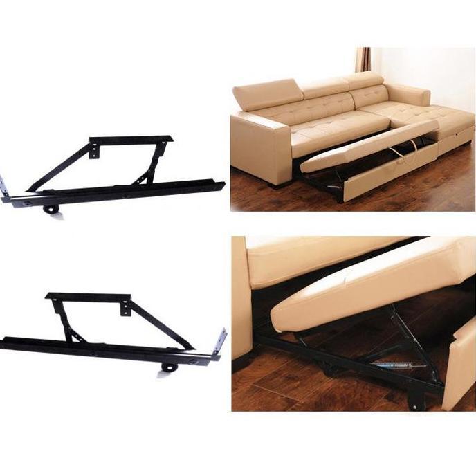 VIWIUWIU 1 Set Engsel Mekanik Sofa Bed Sliding / Engsel Lipat Sofa Bed / Engsel Sofabed Slider