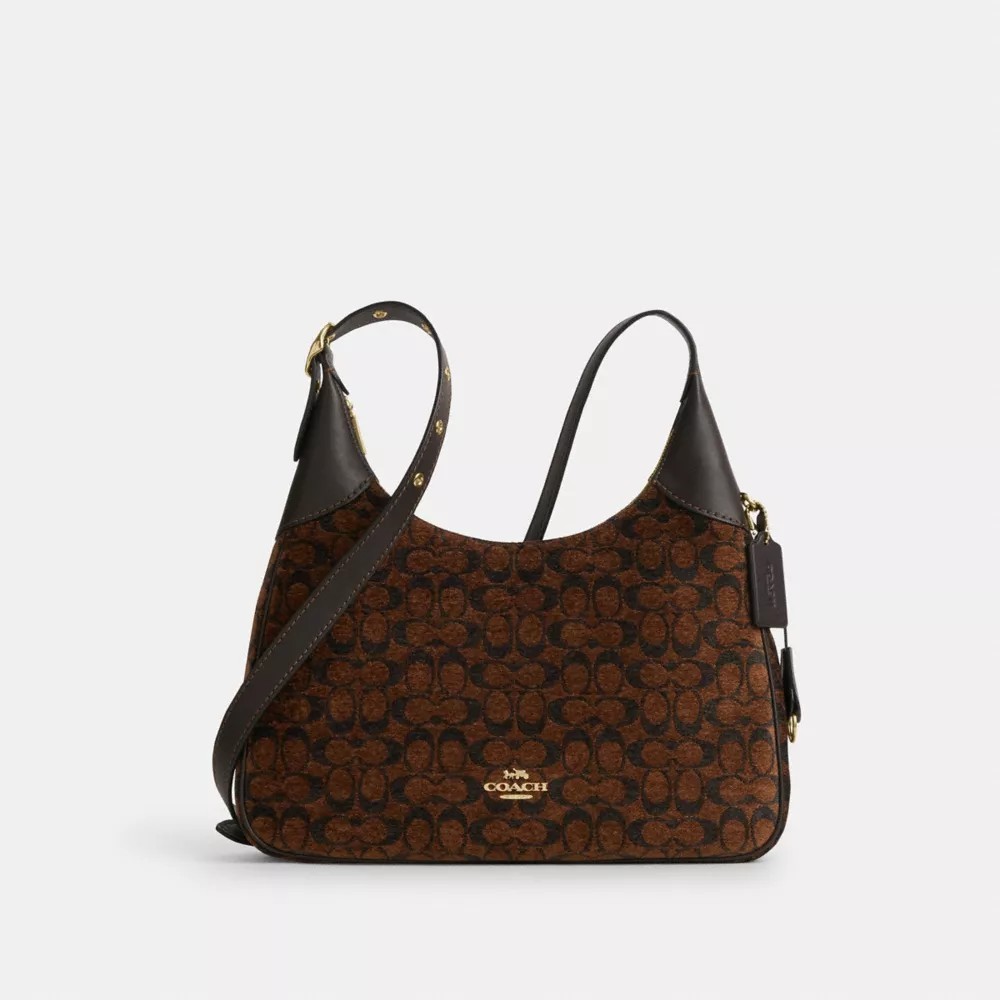 COACH Ella Shoulder Bag In Signature Chenille
