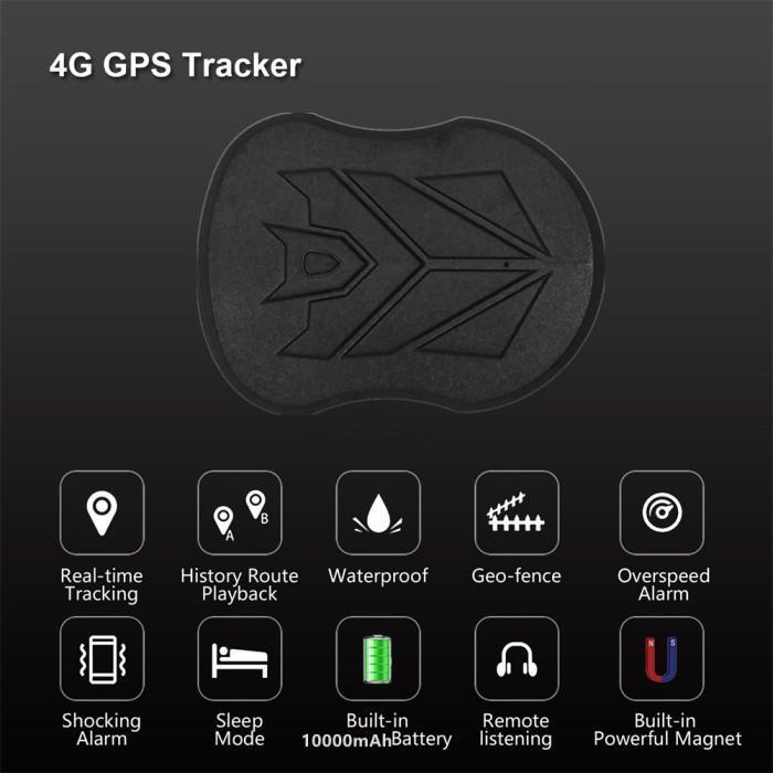 Bliaja_Shop Gps Tracker Sj-915 Portable Pelacak Mobil Motor Magnet  Baterai Tahan 2 Minggu Anti Ribe