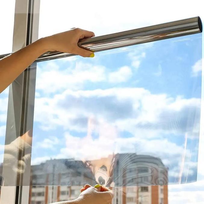 Stiker / Sticker Kaca Film Cermin One Way Satu Arah Sparta 1 Roll Terlaris