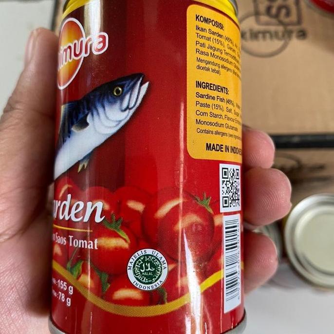 Paket 15pcs sarden nikimura uk 155gr/halal/cod/exp 2028 HT