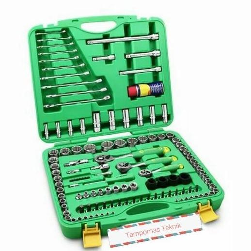 TOOL SET TEKIRO 120 PCS KUNCI SOK SET TEKIRO RING PAS SET ORIGINAL DAN TERPERCAYA