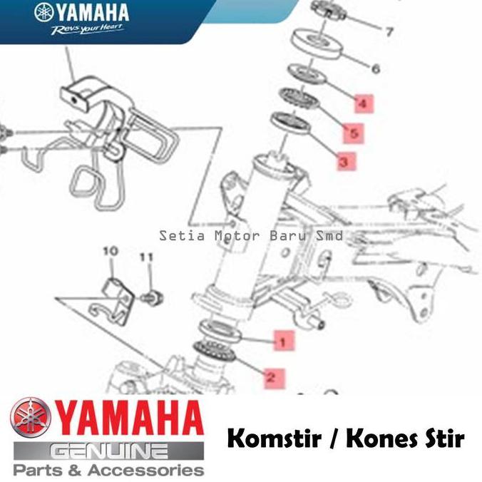 Promo Yamaha Bearing Bering Kones Stir Komstir Comstir Motor Mxking Mx King Diskon