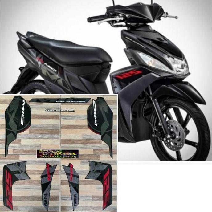 Promo striping original Yamaha Mio M3 hitam tahun 2015 Diskon