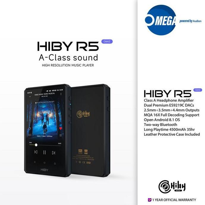 HIBY R5 GEN 2 Dual ES9219C MQA Android Portable Music/Audio Player DAP
