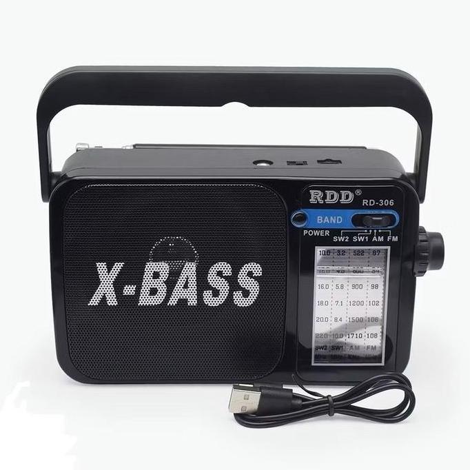 NEW FLECO Radio X-Bass RD-306 -Radio Speaker Portable