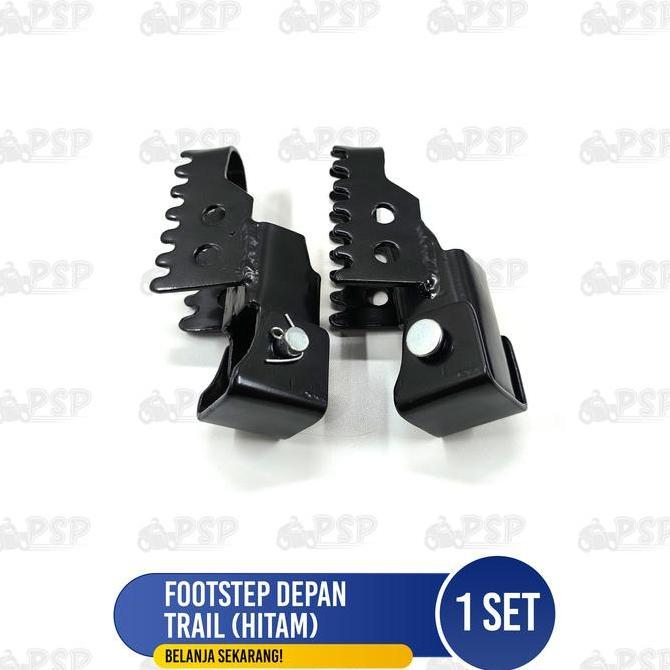 Promo Footstep Depan / Belakang Trail (Hitam) - Futstep Postep Barstep Pijakan Kaki Belakang KLX DTr