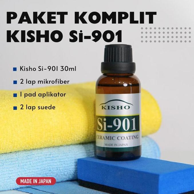 SPESIAL HARI INI - Nano Ceramic Coating KISHO 901 Original Jepang Paket Komplit ASLI