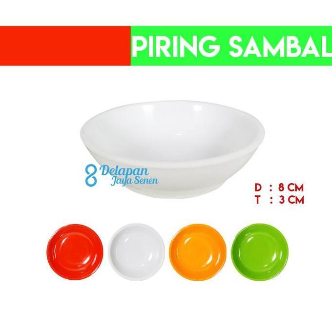Piring Sambal Melamin | Piring Sambal Bulat | Pisin Tempat Sambal