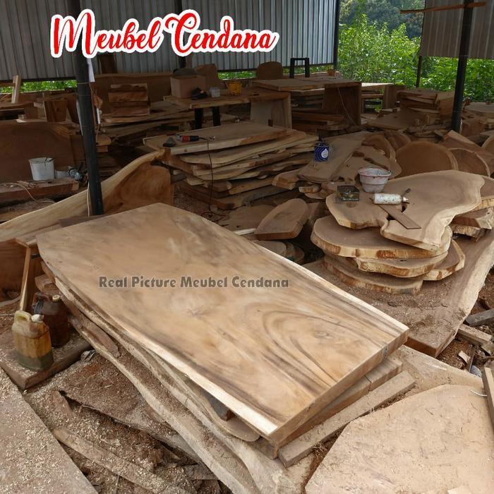 daun meja trembesi atau suar solid 150x80x8cm