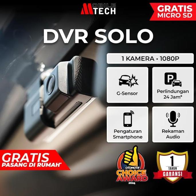 PROMO TERBATAS - Dashcam MobileTech Kamera Mobil SOLO Depan Cctv Car