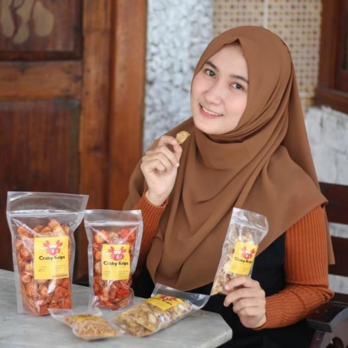 CRABY KRIPS 250gr - MAKANAN SNACK BABY CRAB CRISPY BABYCRAB KILOAN