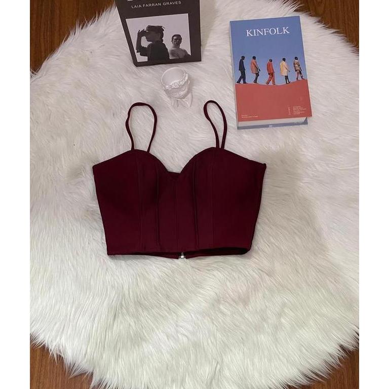 Crop Vb Tali Wanita Fashion Import 1 Bangkok