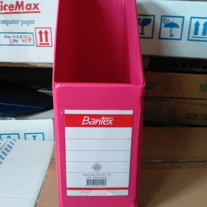 Box file bantex jumbo 4011 19 ( pink ) original