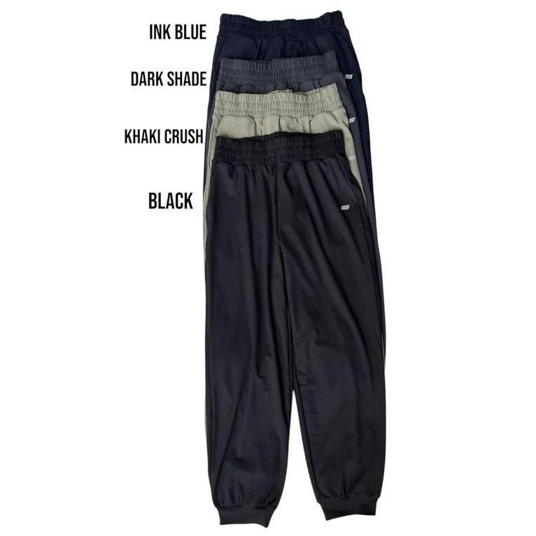 Stl Basic Highwaist Minne Stl Basic Highwaist Jogger Detail Bahan Salur