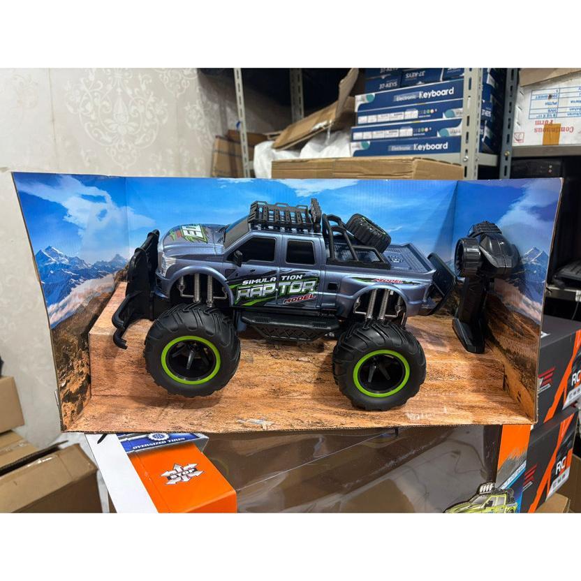 DISKON MAINAN RC MOBIL REMOTE RAPTOR MONSTER 1:10 4WD RC ROCK CRAWLER OFFROAD