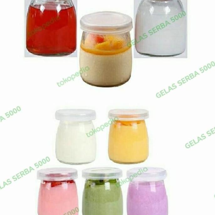 GELAS PUDING JAR 6 PCS |TOPLES PUDDING MINI |TOPLES MINI |TEMPAT PUDD