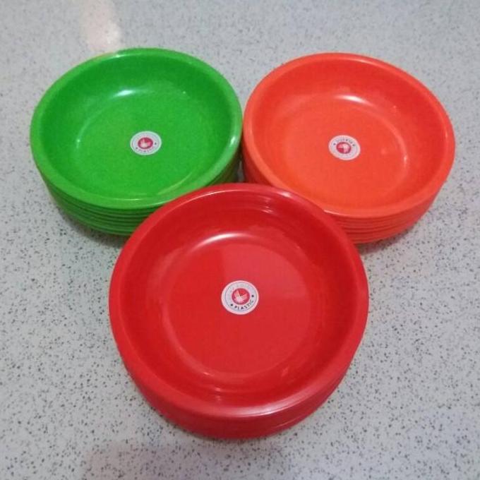 Tempat Sambal Melamin Besar / Piring Sambal Melamin / Piring Bumbu