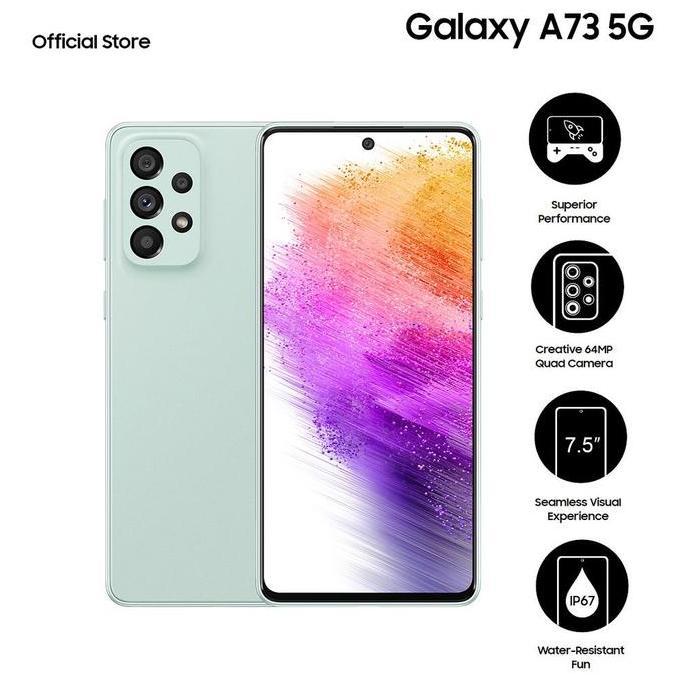 HP Galaxy A73 NFC ram 8/256GB 4G/5G LTE Handphone Android