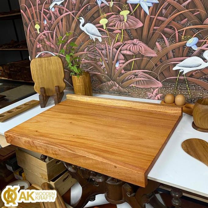 AKPS002 Talenan Kayu Mahoni Besar 60x40 cm Pastri Board