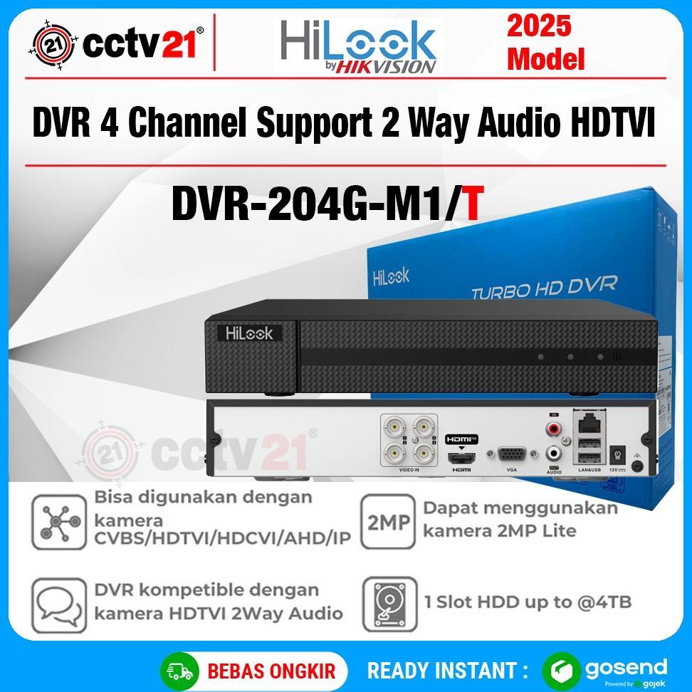 Promo Hilook Dvr 204G M1 Dvr Cctv 2Mp 4Ch 4 Channel