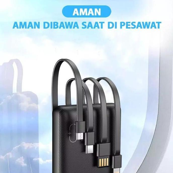 Powerbank MOFIT M19 10000mAh + Fast Charge 2.4A Real Capacity