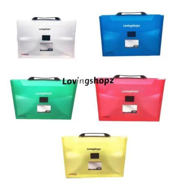 Interx Tas Case File 4 cm InterX, Tas Plastik Dokumen, Map Dokumen, Tas File, Desain Dinamis, Kokoh,
