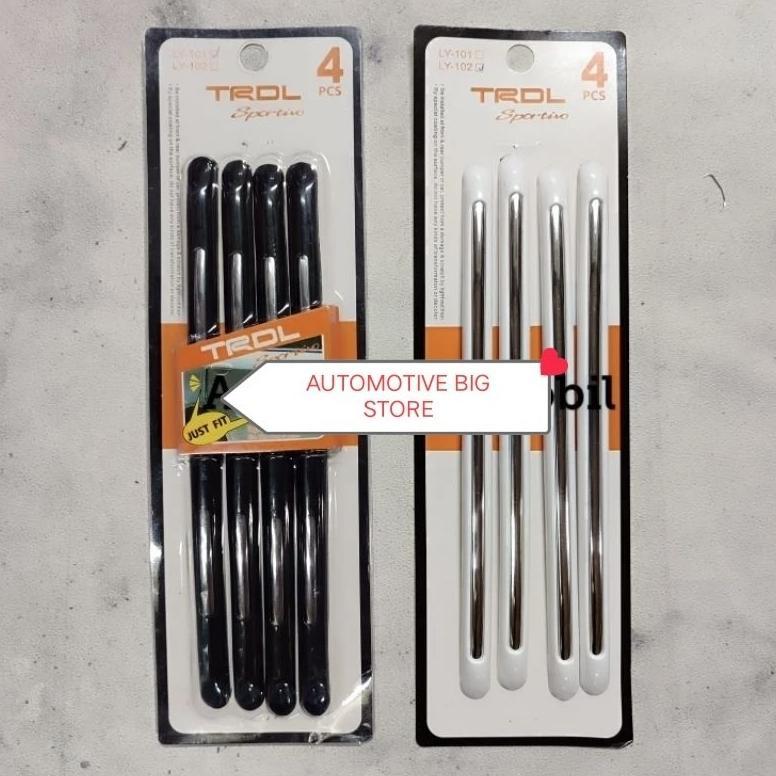 Bumper guard / Door Guard Panjang Karet Pelindung Pintu Hitam / Putih