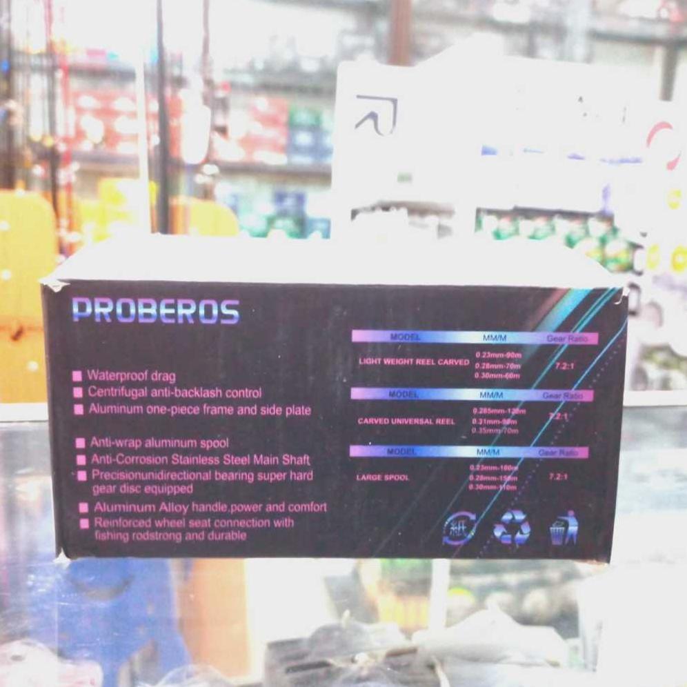 Reel Casting Proberos 7.2:1 Handle Kanan Anti-Corrosion