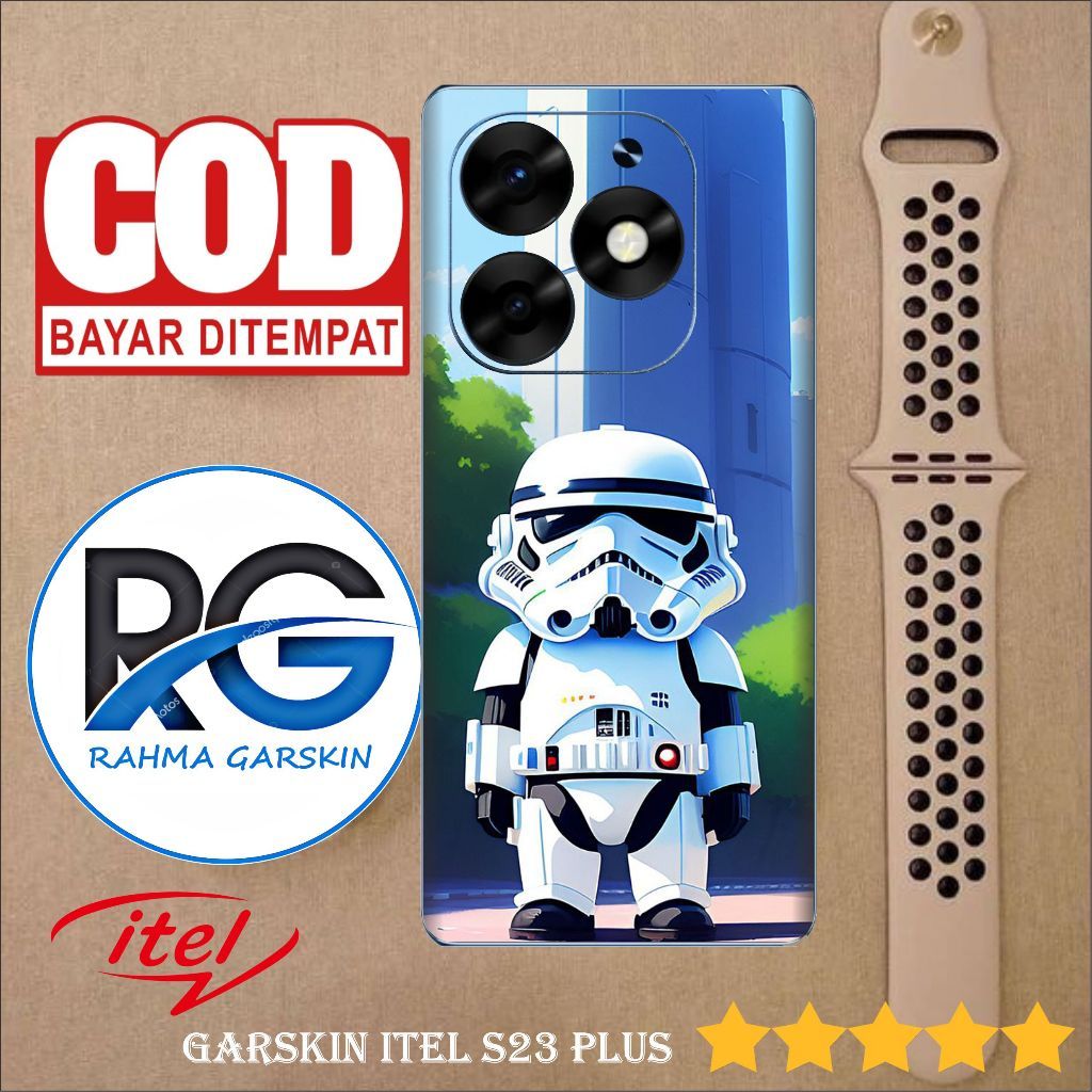 Garskin Case Itel S23 Custom Bisa COD 2Pcs