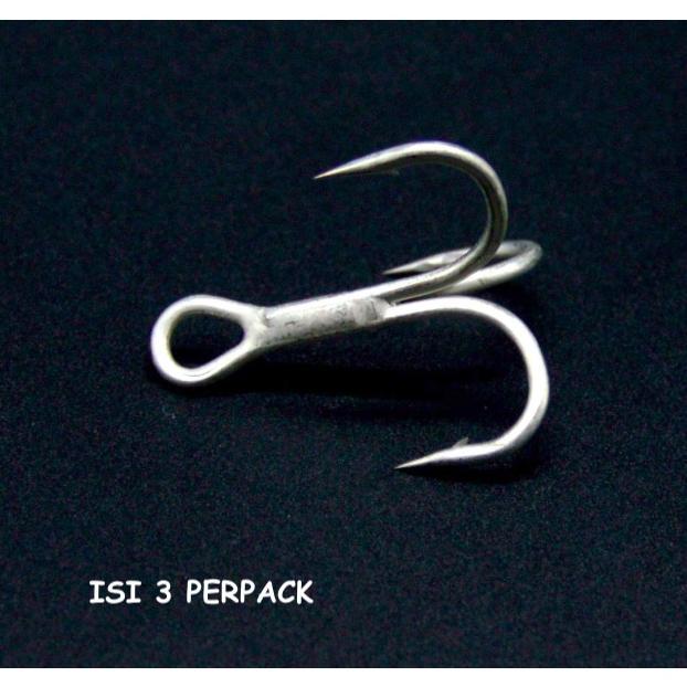 Fsd-34 Mata Pancing Cabang Tiga 3 Sebungkus Isi 3Mata Pancing - Kekinian