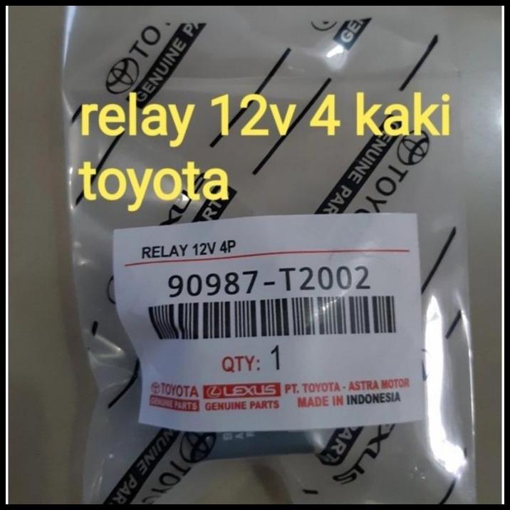 GRATIS ONGKIR RELAY TOYOTA 12V 4 KAKI 