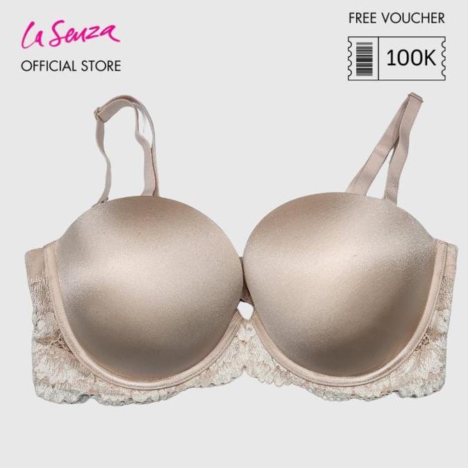 LA SENZA STRAPLESS PUSH UP BRA WARNA POLITELY PINK 11169523-18PM