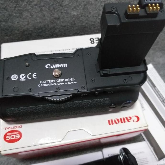 THE BEST BATERAI GRIP CANON BG-8 (ORIGINAL CANON) FOR CANON 550D/ 600D/700D/ KODE 712