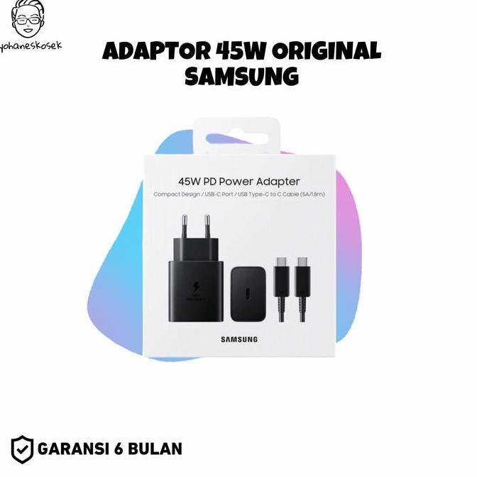 SAMSUNG CHARGER 45W PD POWER ADAPTER ORIGINAL GARANSI SEIN