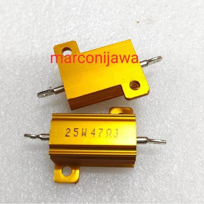 HARGA DISC - Resistor hetsink 25W 47ohm 25wat 47ohm
