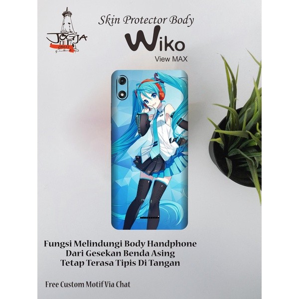 Garskin Case Wiko View Max Custom Bisa COD 2Pcs
