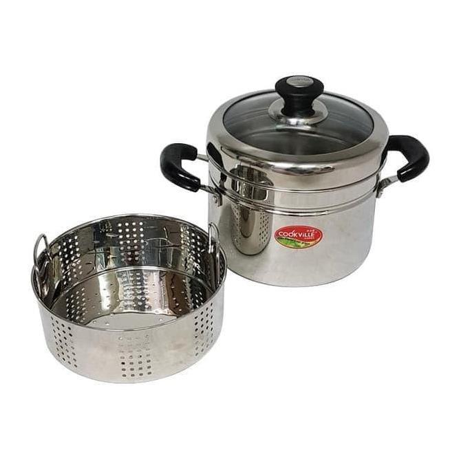 Panci Kukus Stainless 22 cm - Cookville Fancy Steamer / Kukusan