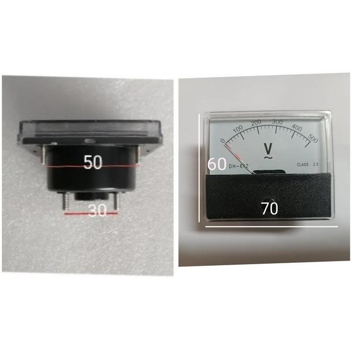 TERMURAH - panel meter DH670 AC Volt 500V