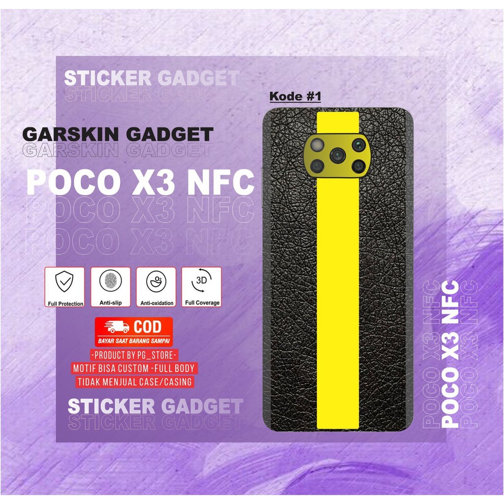 Garskin Case Poco X3 Nfc Custom Bisa COD 2Pcs