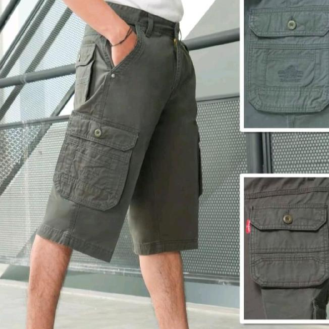 Celana Kendy Cargo Celana Kendy Cargo Pendek Bahan Katun Twill