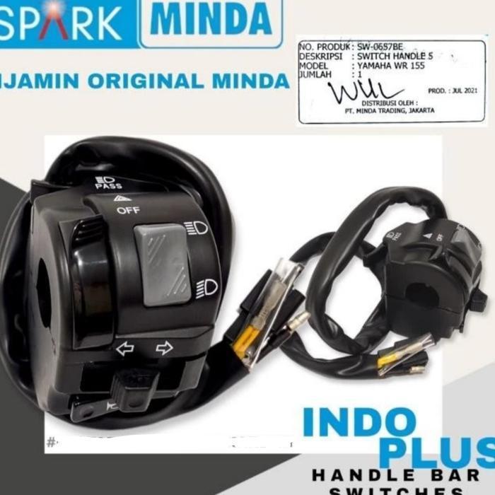 Minda Saklar Tombol Holder Hazard Saklar Sein Wr155 Wr 155 Bisa Dirubah Untuk Vixion R R15 V3 Xride 