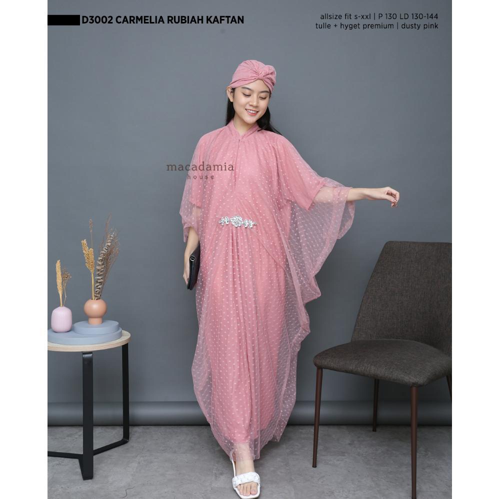 Macadamia House - D3002 Carmelia Rubiah Kaftan FREE TURBAN - MUSLIM RAMADHAN LEBARAN RAYA BUSUI BUMI