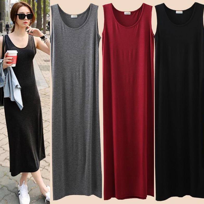 SINGLET LONG/ DALAMAN GAMIS MUSLIM/ MANSET PANJANG/ GAMIS SINGLET SALUR/ SINGLET DRESS SALUR