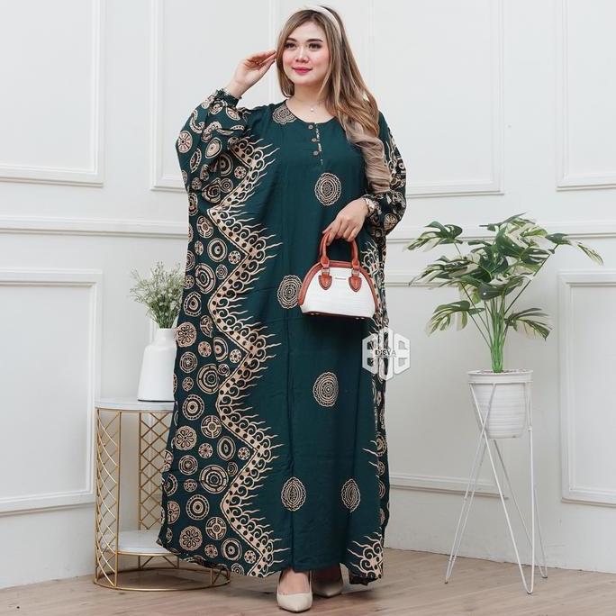 Kaftan Super Jumbo LD 140 Kualitas Premium - Kaftan Jumbo Motif Terbaru