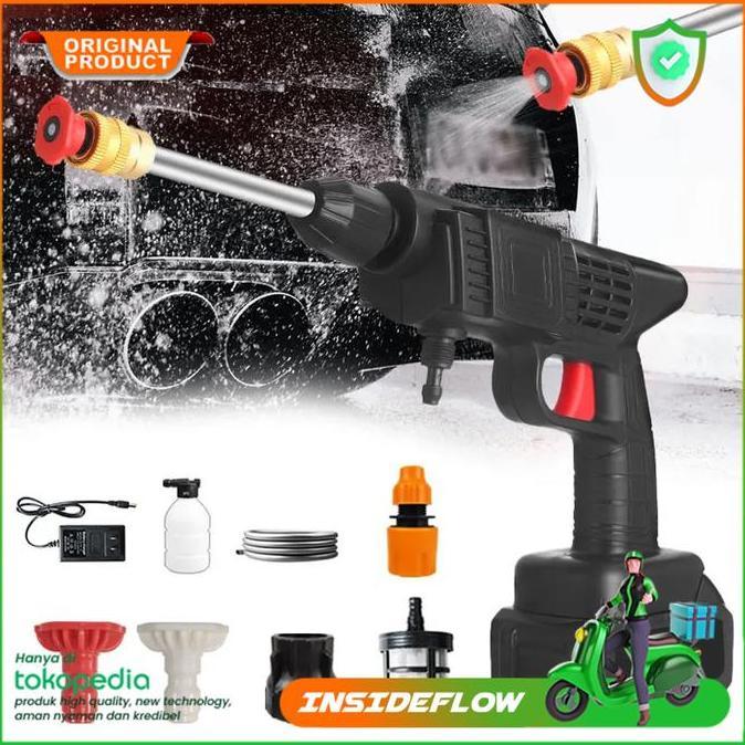 Semprotan Air Taman Cuci Mobil Motor Sprayer Tanaman Hama High Pressure Portable Otomatis