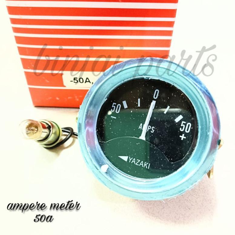 Terlaris Ampere Meter/Ampere Cas Aki 50A Universal Merk Yazaki