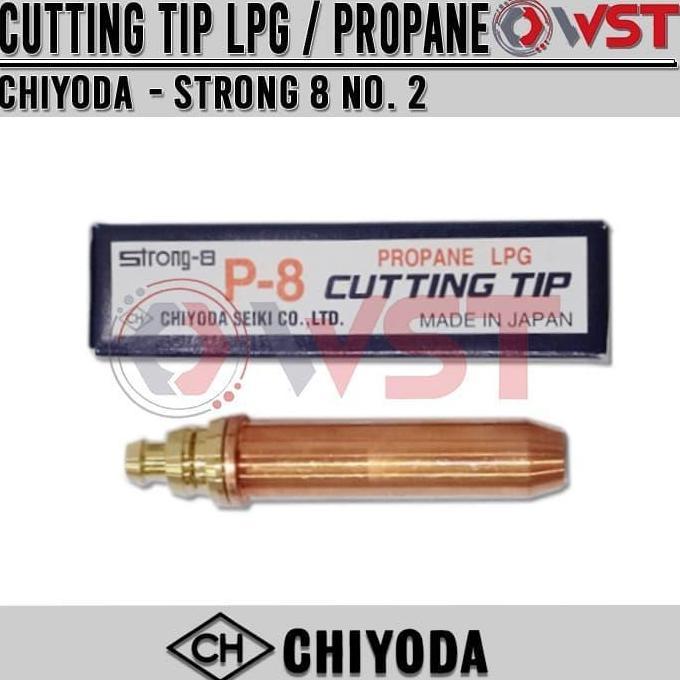 Chiyoda Cutting Tip LPG Strong 8 No. 2