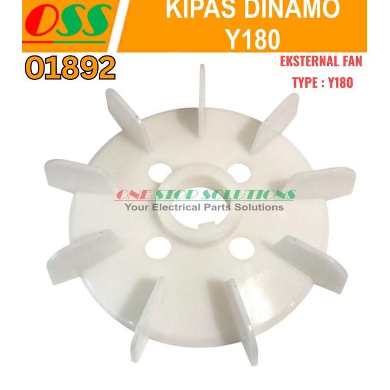 KIPAS DINAMO KIPAS MOTOR KIPAS PENDINGIN EXTERNAL FAN DINAMO Y180 SIAP KIRIM