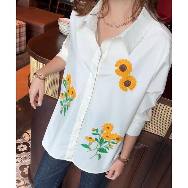 Hakana Glenda Shirt Hakana Glenda - Atasan Kemeja Lengan